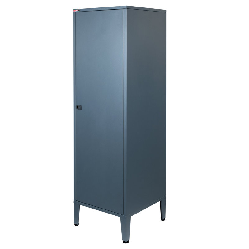 Armoire de rangement à 3 tablettes, Gris anthracite