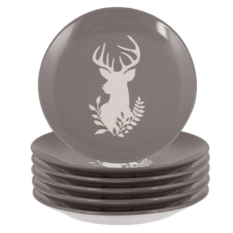 21cm Stoneware Appetiser Plate, Set of 6