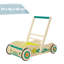 Baby walker with brake