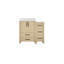 Meuble-lavabo simple avec comptoir blanc-122820806