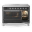 Cuisinière à induction 48 pouces avec 6 éléments à induction en graphite mat Majestic III Series (garniture chromée)-124828921-124828919