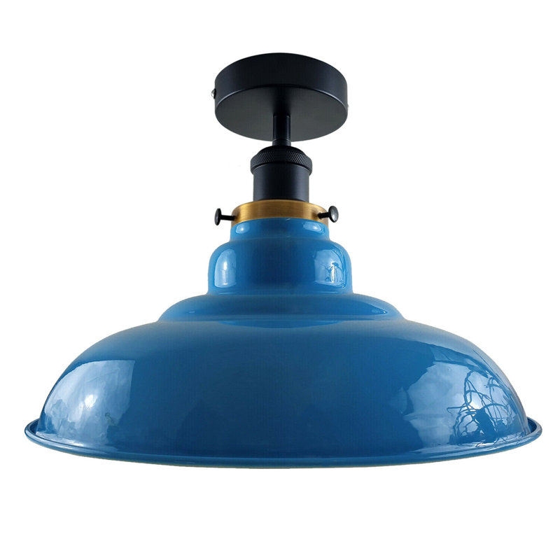 Kunze Flush Mount, Light Blue