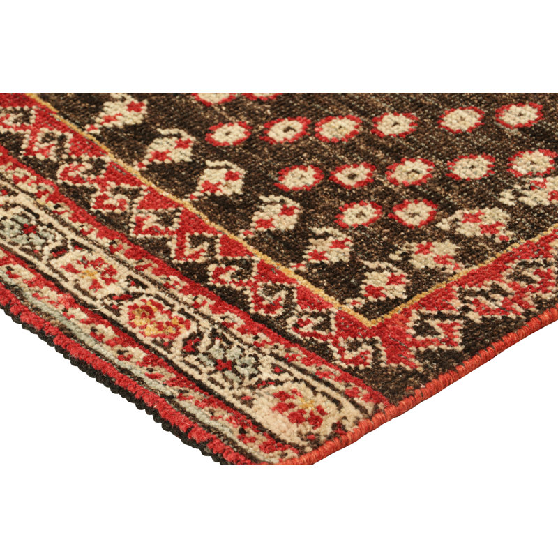 Burano Handmade Kilim Wool Floral Area Rug, Rectangle 5' x 7'