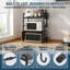 Microwave Shelf Steel Countertop Dish Rack