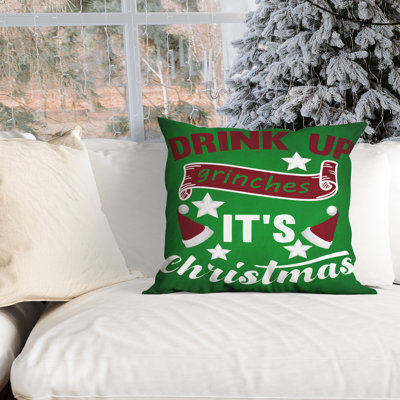 Outdoor Reversible Throw Pillow
