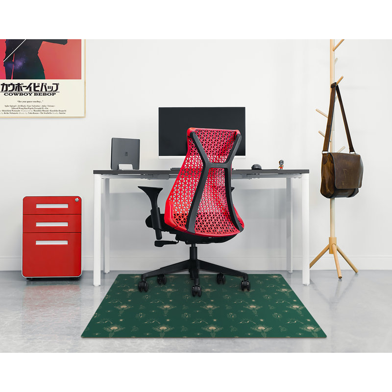 Nelea Hard Floor Rectangular Chair Mat, 70 x 100cm