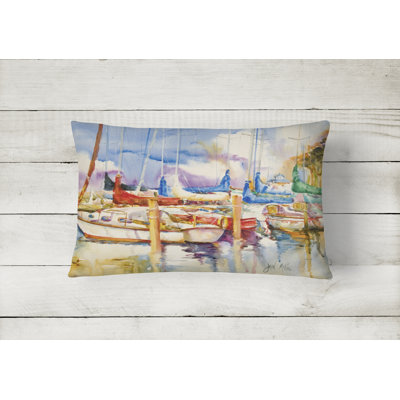 Outdoor Reversible Throw Pillow