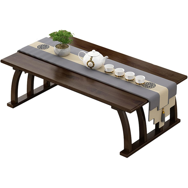 Table basse en bambou, table basse, Brun