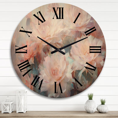 Horloge murale en bois massif Vasudha