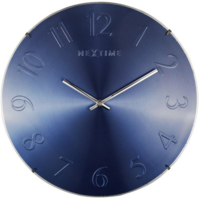 Horloge murale 13,78" élégante dome Keenan