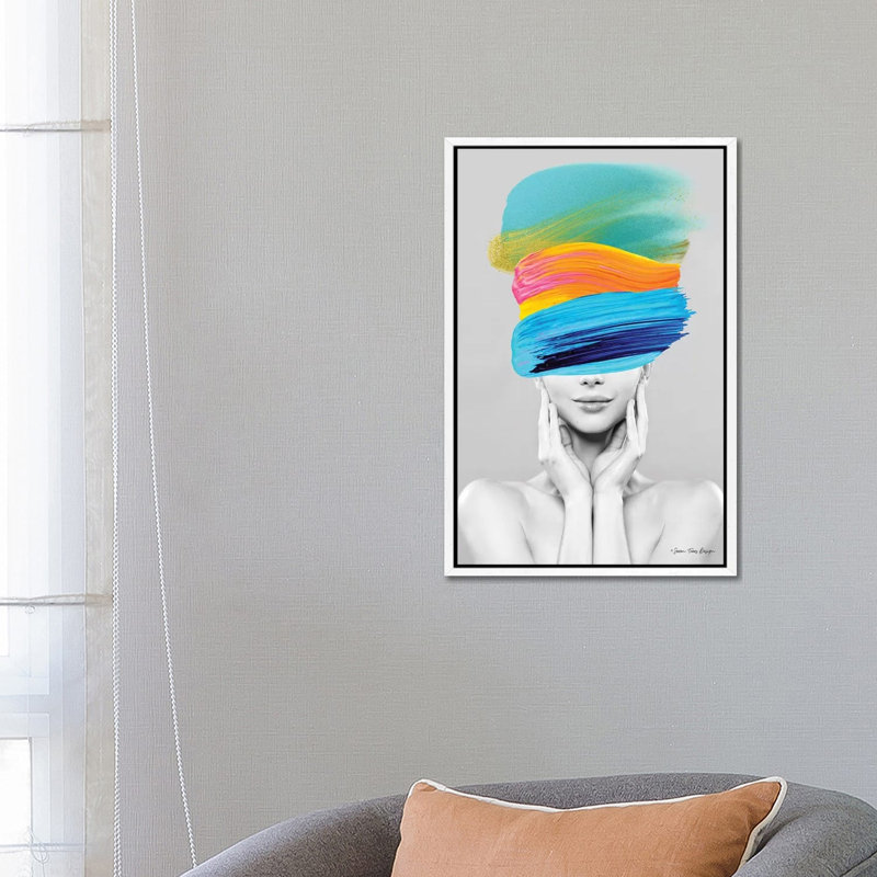 Beauty In Colors by Seven Trees Design - Gallery-Wrapped Canvas Giclée on Canvas, White Framed, 66.04 cm H x 45.72 cm W