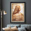 «Isabella D'este» par Leonardo Da Vinci - Peinture sur toile à cadre unique-86450586