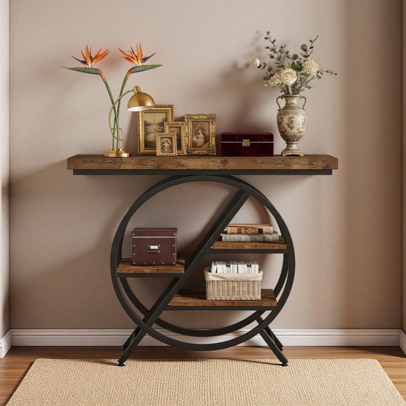 Hall Table,Chic Console Table,Functional Entryway Table