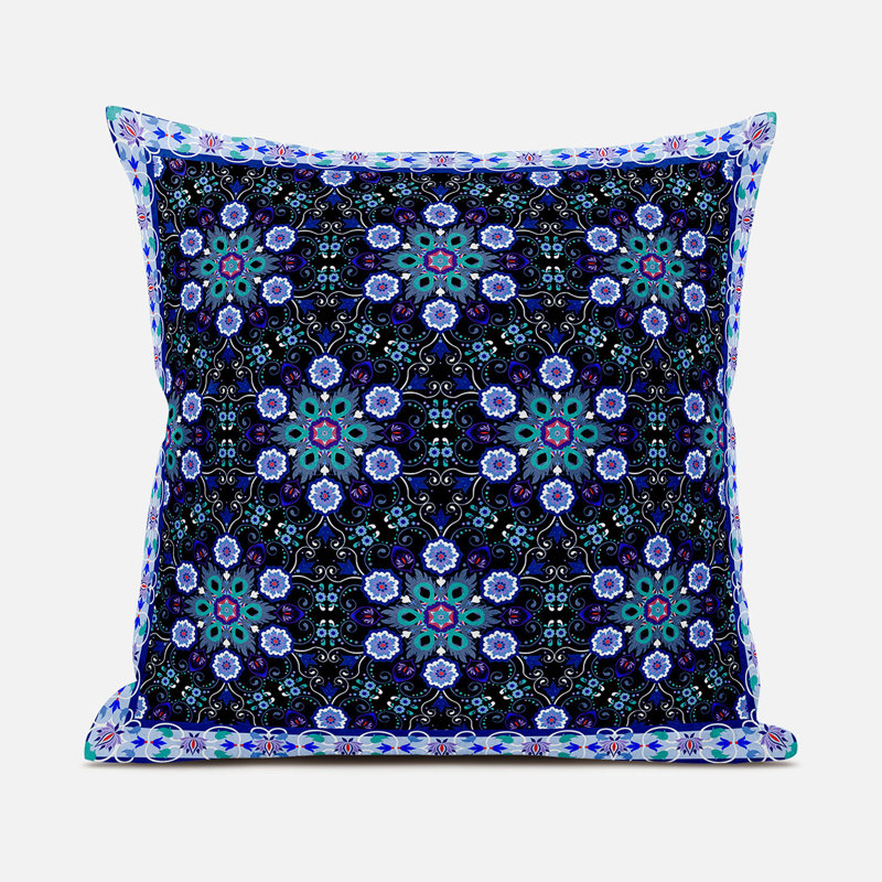 Polyester Throw Square Pillow Cover & Insert, 16" x 16" 