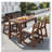 5-Piece Rustic Patio Bar Set-680633625
