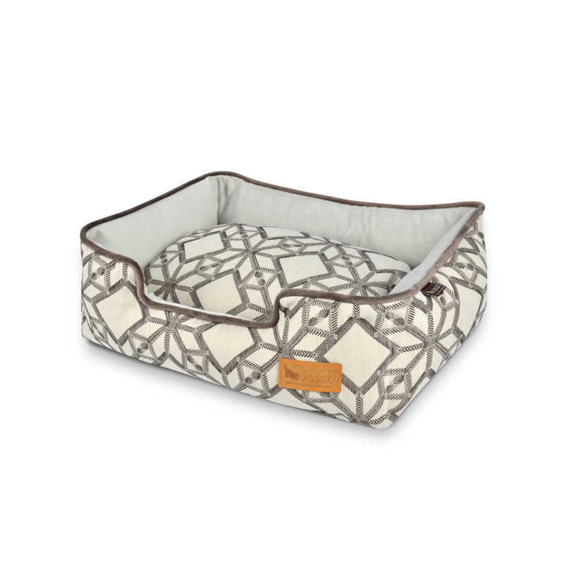 Lit pour chien Solstice, Grand (H 9 po x l 30 po x P 38 po), Blanc