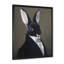 Portrait d'un lapin habillé - Peinture sur toile-67231790-67231794
