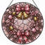 12"H Christmas Bell Stained Glass Window Panel