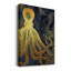 Octopus Ink Gold & Blue I, toile tendue avec châssis de qualité supérieure - prête à être accrochée-858313346