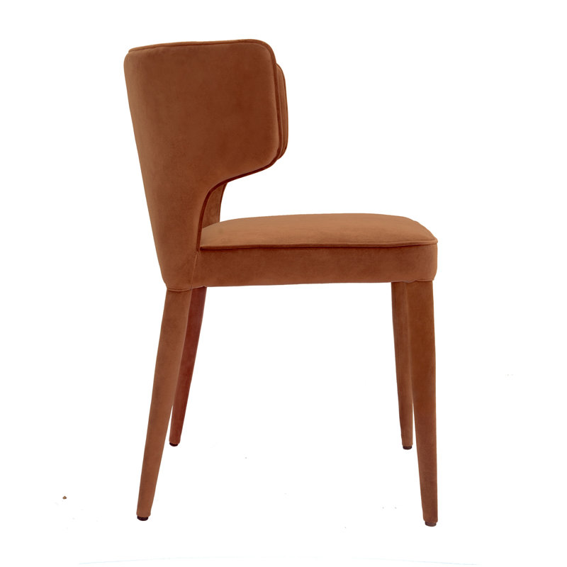 Chaise à oreilles Ide, Orange/brun, Orange; brun