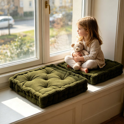 Square Microfiber  Floor Pillow /Cushion.