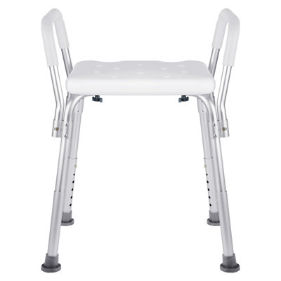 Heavy-Duty Backless Shower Bench with Arms