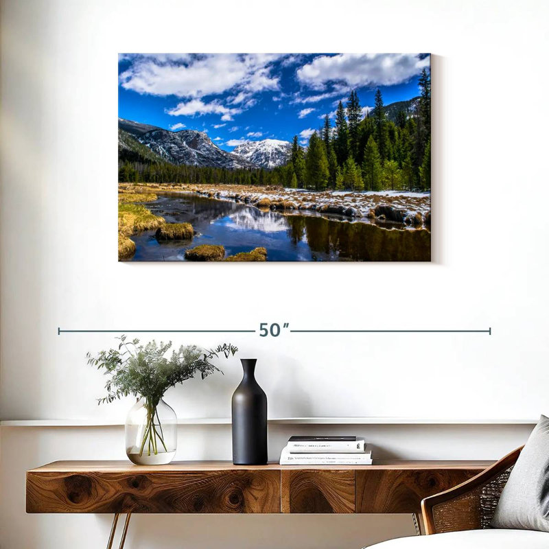 Alvord Rocky Mountain Park en hiver, H 24 po x l 36 po
