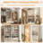 9 Tier Shoe Cabinet with Adjustable Shelves