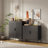 Durable Metal Storage Cabinet with Adjustable Shelves and Secure Lock, Ideal for Home, Office, and Garage Organization-116121015