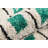 Ammie-Leigh Geometric Machine Tufted Polyester Area Rug in Green-1132103096