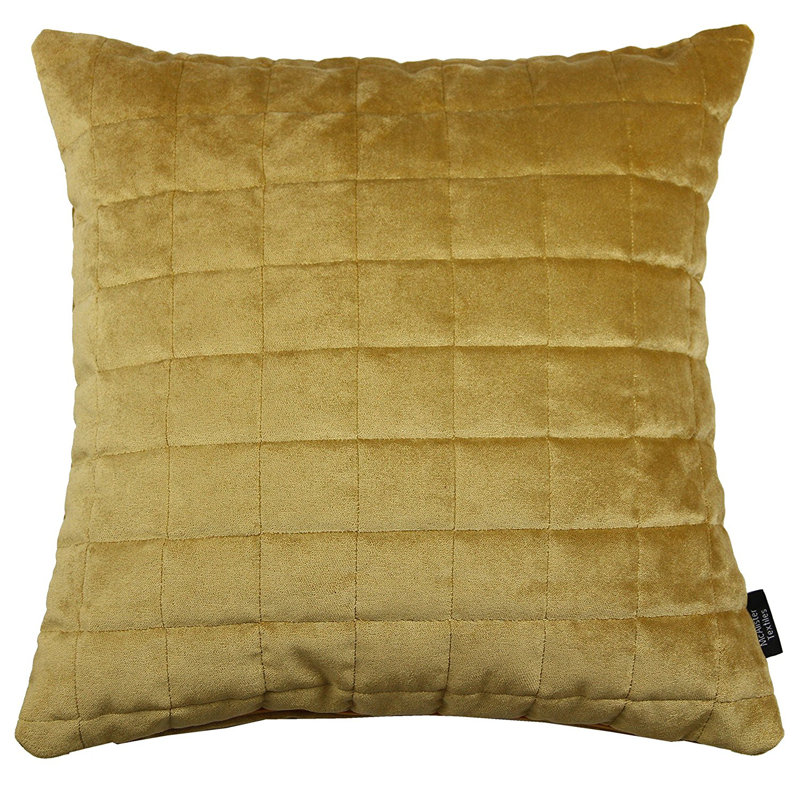 Mccants Square Cushion Cover, 49 x 49cm, Ochre Gold
