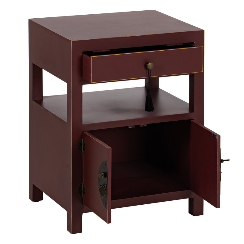 Bobbetta 50cm W Bedside Table, Tile