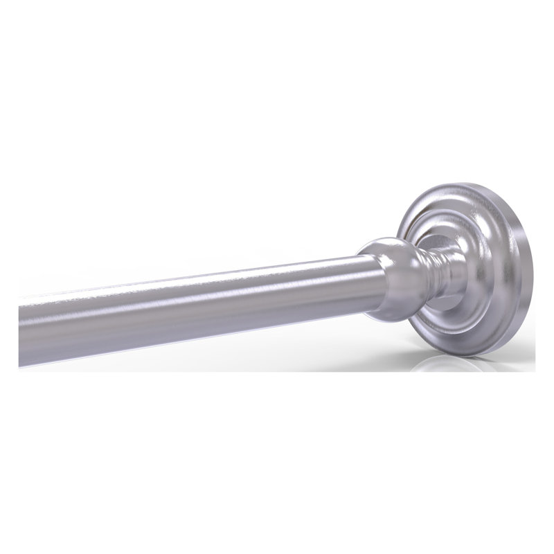Écusson de rideau de douche leamore, Chrome satiné