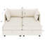 Causeuse, canapé-lit de style Mid-Century moderne avec rangement pour petits espaces, salon, chambre à coucher
