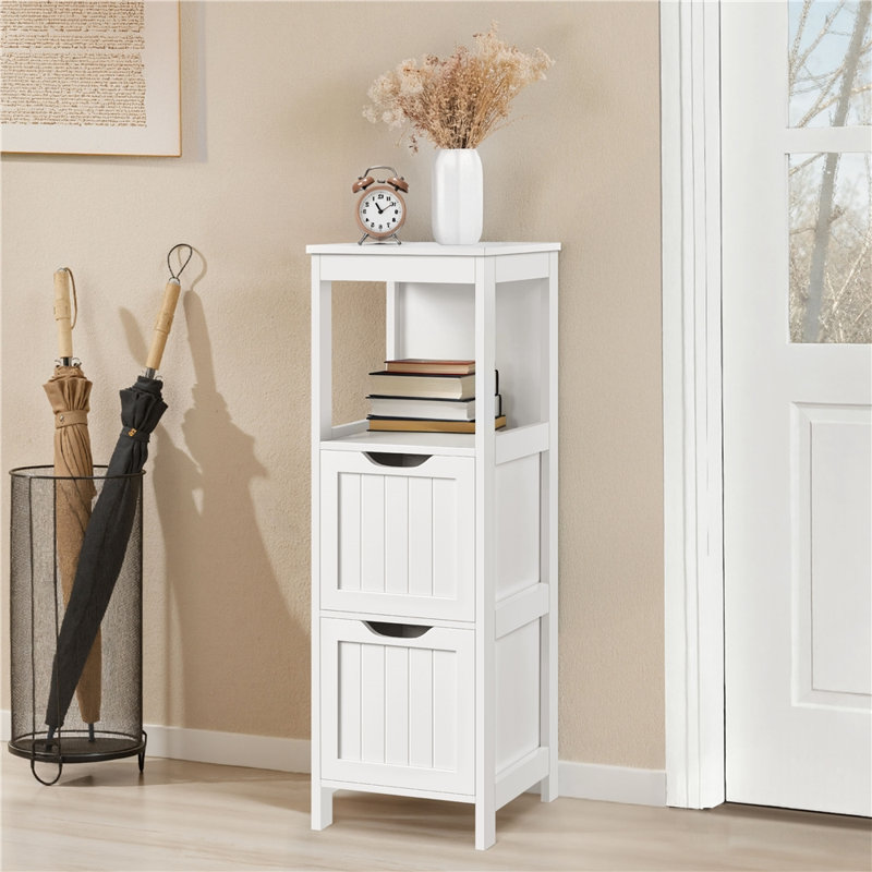 Zemple Bathroom Cabinet, White