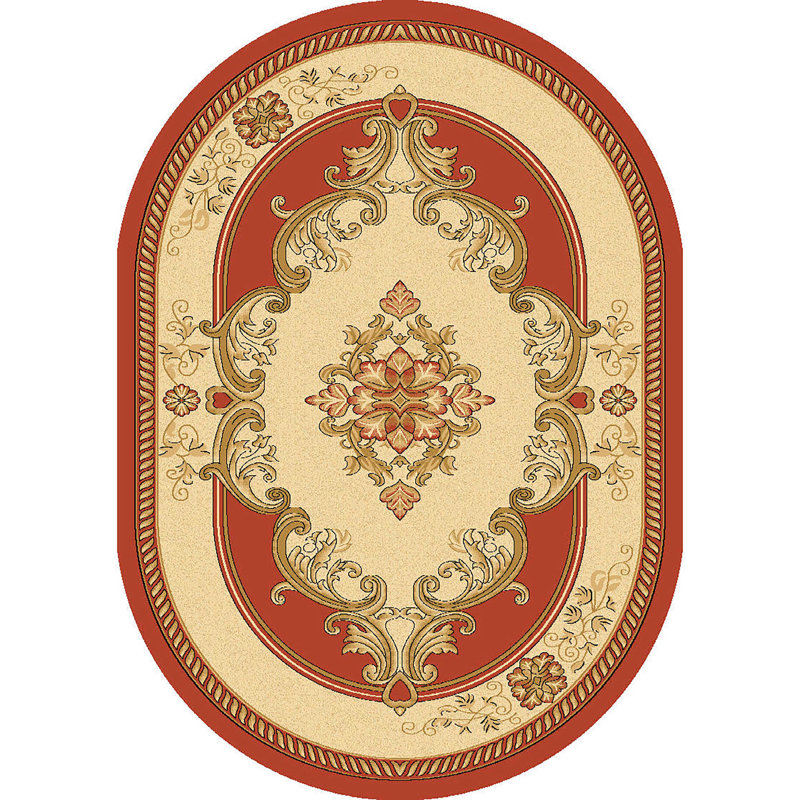 Ramsel Oriental Indoor Rug, Oval 6'6" x 9'2"