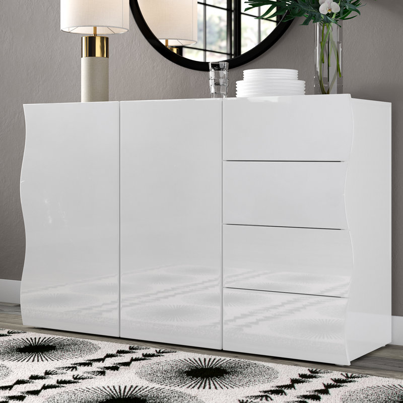 Colbie 130cm Sideboard, White