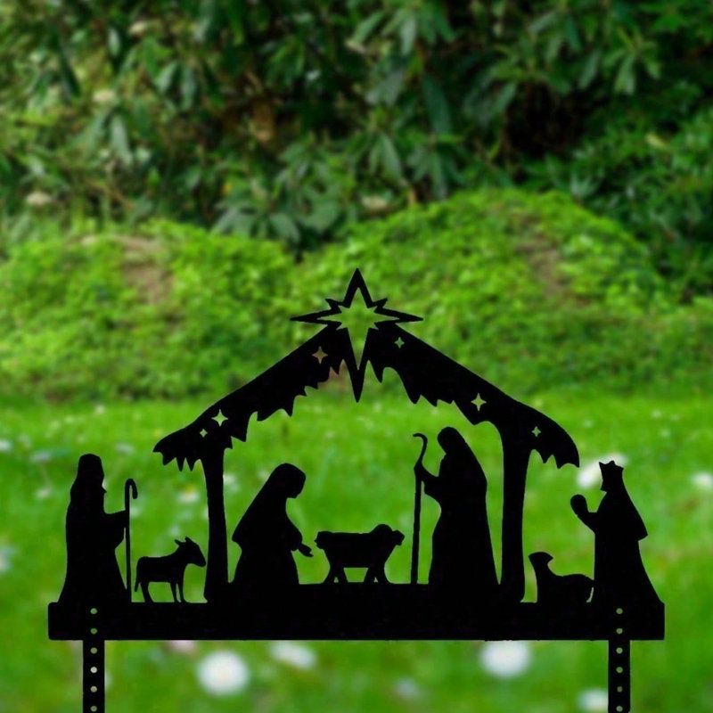 Christmas LED Lights Nativity Holiday Decor