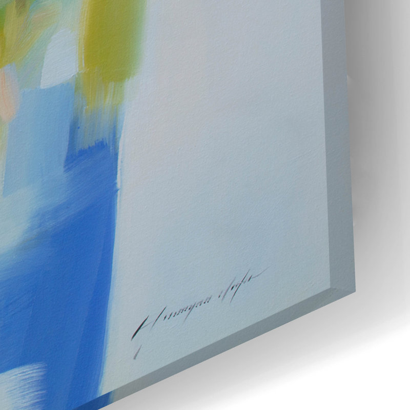 Art mural en verre Wrought Studio ™ «Grove 2» par Vahe Yeremyan, H 16 po x l 24 po x P 0,2 po