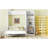 Full-size wall-mounted Murphy bed with shelf, white-1844533824-1844533838