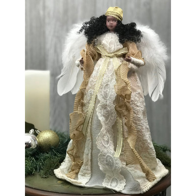 14'' Handmade Fabric Religious & Spiritual Tree Topper