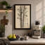 Bamboo in Black Ink Japandi - Wrapped Canvas-1505555696-1505555697