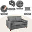 Causeuse convertible avec lit escamotable