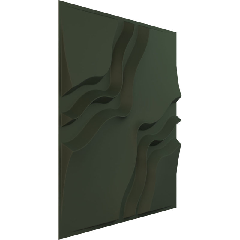 Panneau mural 3D décoratif Rogue EnduraWall, Vert club de chasse satiné UltraCover