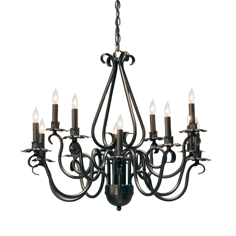Caleb 12 - Light Chandelier