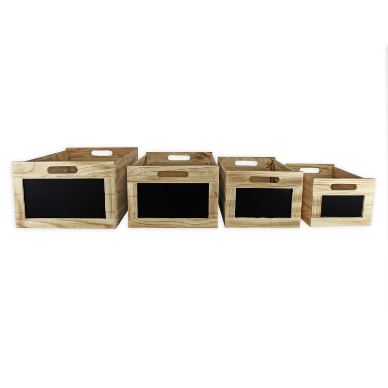 Ensemble de boîte de rangement avec tableau noir