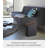Rin Yamazaki Home Slim Rectangular Trash Can For Kitchen Bathroom Bedroom, Steel + Wood, 2.5 gallons-2085191291