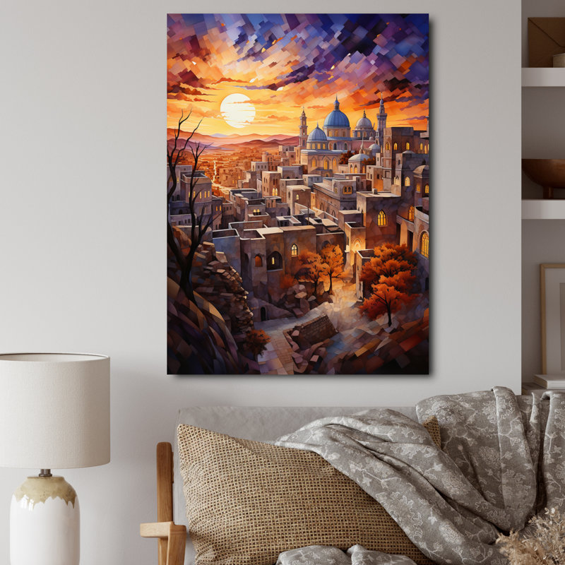 «Judaism Judaic Journey To Synagogue II», impressions sur toile, H 40 po x l 30 po x P 1,5 po, Toile tendue