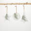 3 Piece Pine Icon Holiday Shaped Ornament Set