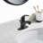 Centerset Single-handle Bathroom Faucet with Drain Assembly